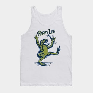 Green Frogs Enjoy Life Tank Top